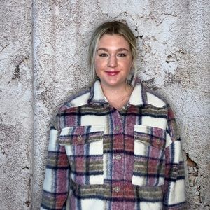 Flannel Plaid Jacket NWT
